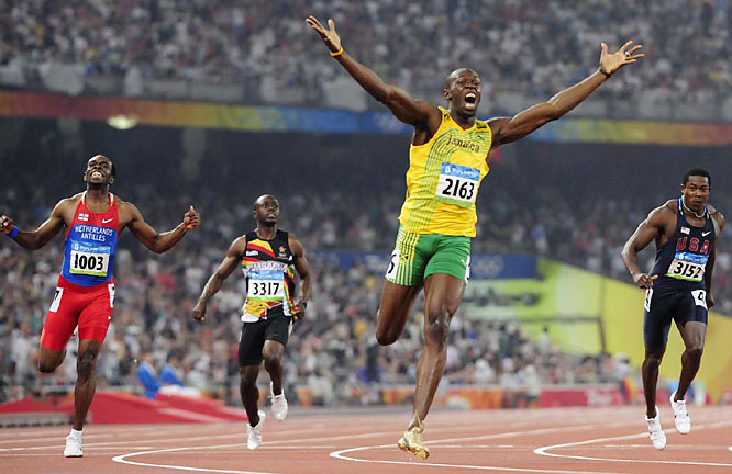 Usain Bolt: 9.54 and 19.30 Seconds – 100 Meter And 200 Meter Relays, 2008 (Beijing)